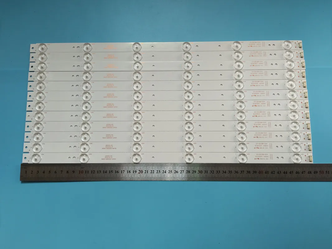 100%NEW 12Pieces/lot FOR Skyworth 50E3500 lamp bar 5800-w50002-2p00 5800-w50002-6p00 1PCS=6LED 489MM