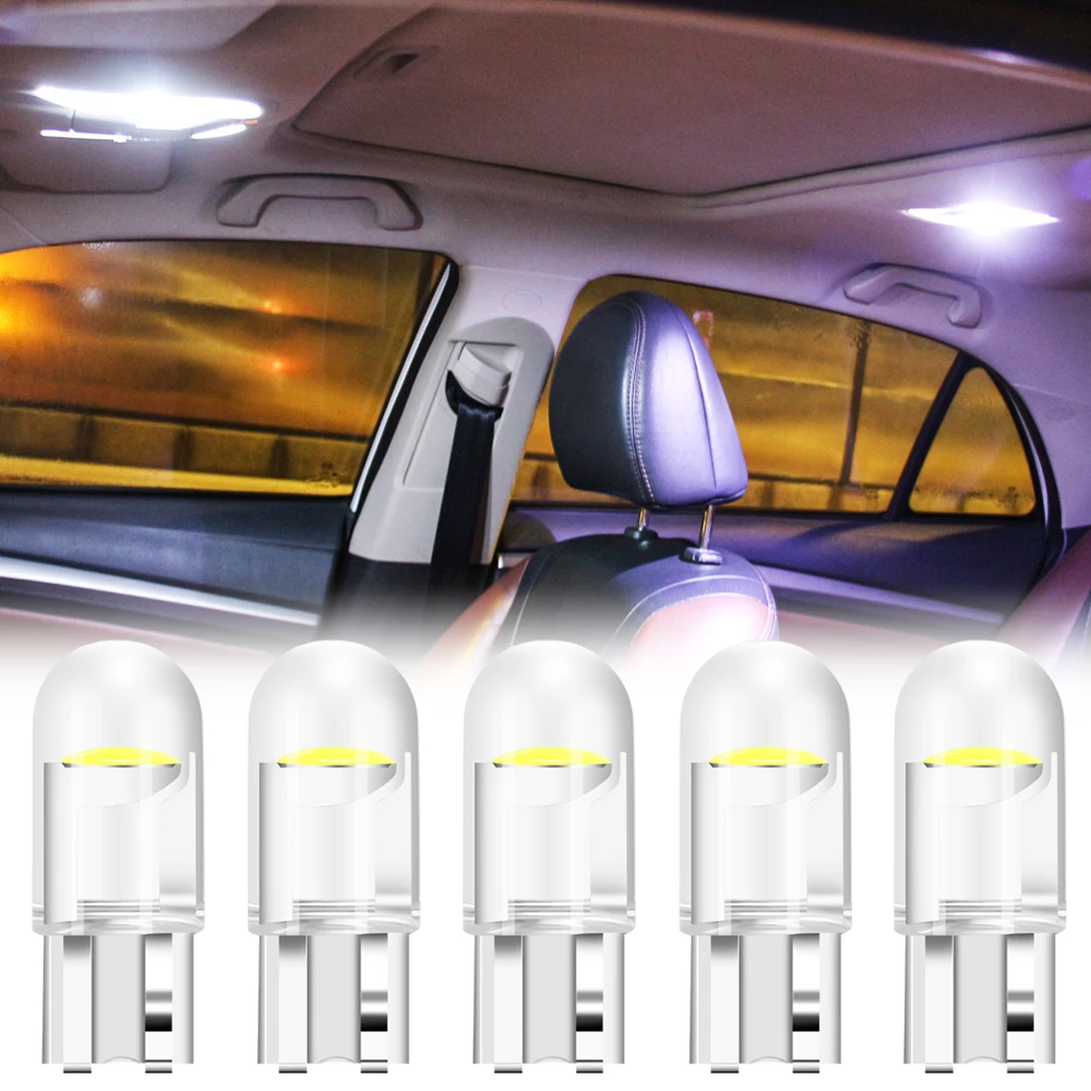 5Pcs Car LED Bulb License Plates Lamp Dome Light For Renault megane 2 3 4 clio 4 duster trafic Avantime Captur DOKKER Espace