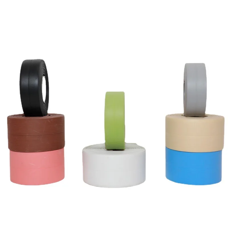 1pc 7colors Waterproof Self Adhesive Sealing Strip Tape PVC Mold Proof Stickers Multifunction Sticker Window Door Gap Seam Tape