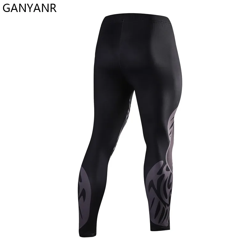 Pantaloni a compressione ganananr calzamaglia da corsa da palestra Leggings da uomo abbigliamento sportivo Fitness Sport Sexy basket Yoga