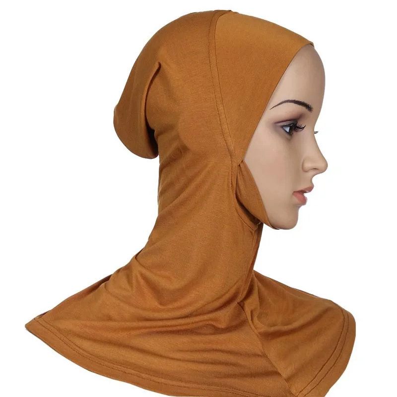 Turbante de alta calidad para mujer, Hijab, gorros de Modal ajustables, sombrero musulmán instantáneo, 30 colores, venta al por mayor