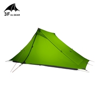 3F UL GEAR Lanshan 2 Pro Ultralight Tent 2 Person 3-4 Seasons Outdoor Camping Professional 20D Silnylon Rodless Tent