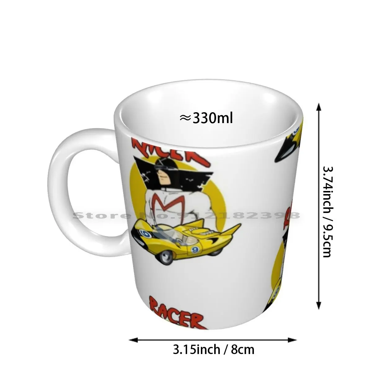 Racer X Ceramic Mugs Coffee Cups Milk Tea Mug Racer X Cartoon Saturday Morning 1960s 60s 70s Japan Racer X Racer X Racer X