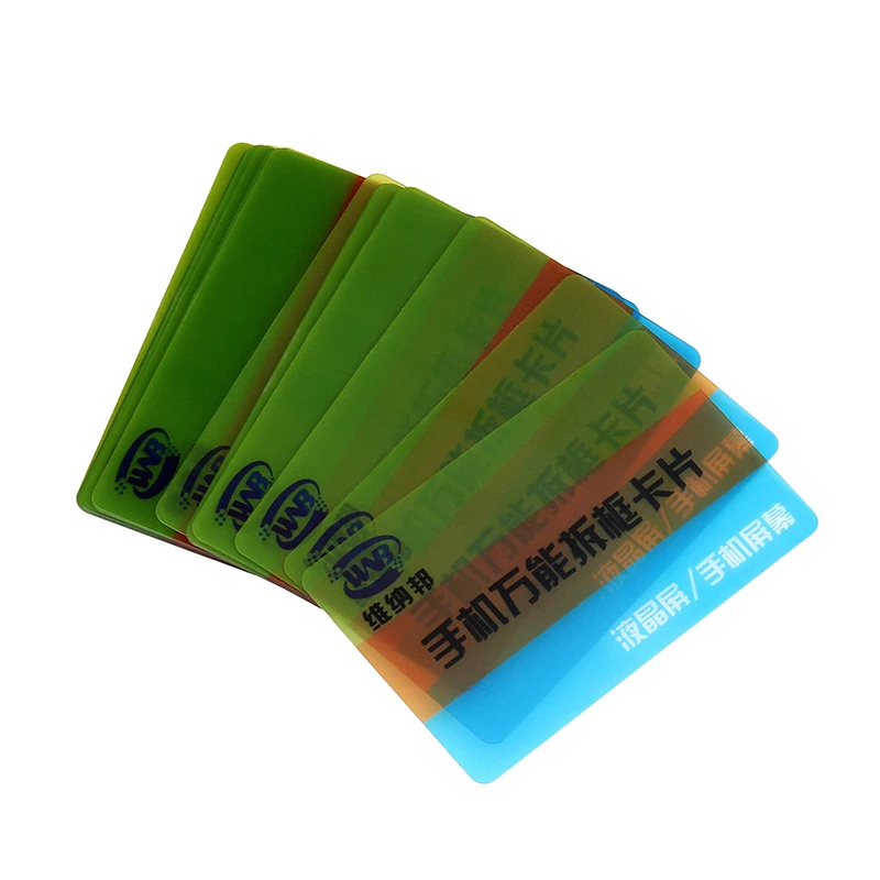 Herramientas de apertura de palanca de pantalla LCD de teléfono móvil, tarjeta de plástico para iPhone, iPad, Samsung, Kit de herramientas de