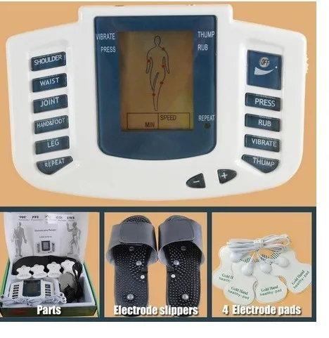 JR - 309 EMS Tens Unit Professional Muscle Stimulator Portable Electric Body Massager Microcurrents Low Frequency Relaxing Physi