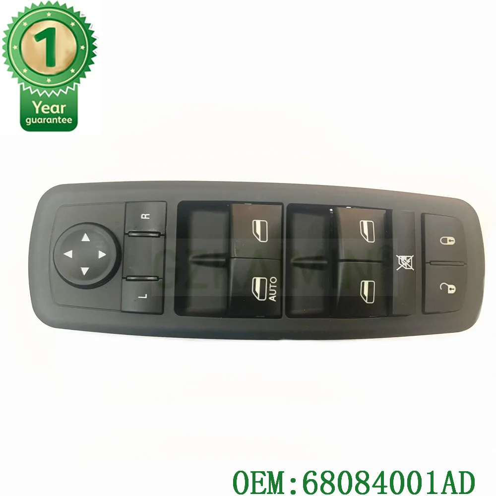 

Front Left Master Window Switch OEM 68084001AD 68084001AB 68084001AC For Dodge Journey 2011-2016 2.4L 3.6L