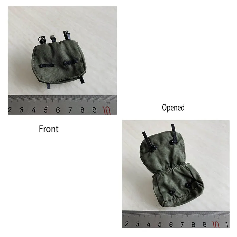 1/6 Scale DML WWII Paratrooper German U.S Army Bread Backpack Bag Sundries Bag Dry Food Bag Model for 12Inch Soldier Body Access