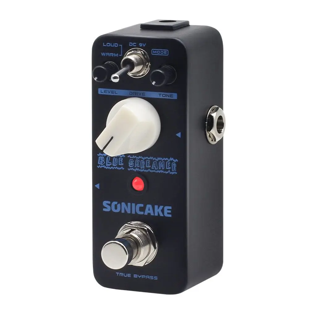 SONICAKE Blue Skreamer Vintage Dumble Blues Analógico Overdrive Pedal de efeitos de guitarra QSS-02