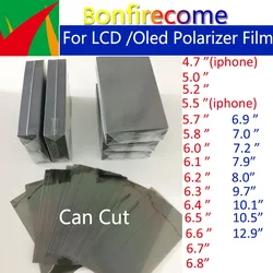 100Pcs/Lot LCD Polarizer Film For Universal Size LCD Polarizing Film Can Cut For Oled Polarize Film