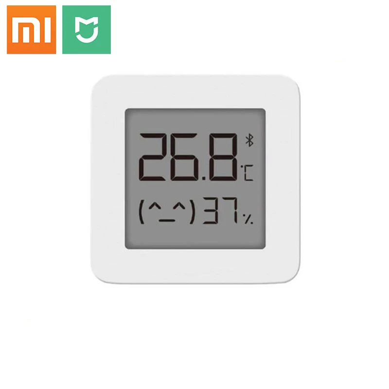 XIAOMI Bluetooth Digital Thermometer 2 LCD Screen Digital Moisture Meter Wireless Smart Temperature Humidity Sensor No Battery