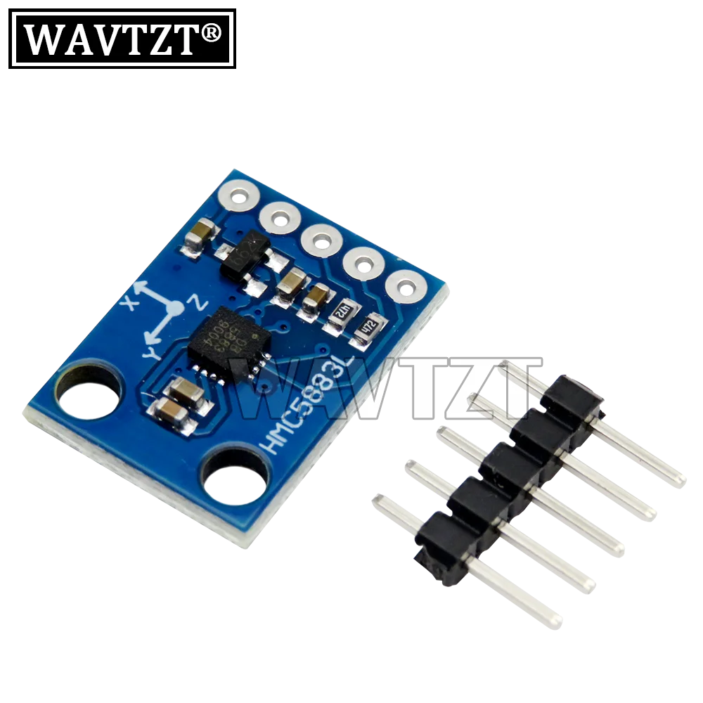 WAVTZT GY-273 3V-5V QMC5883L Triple Axis Compass Magnetometer Sensor Module Three Axis Magnetic Field Module