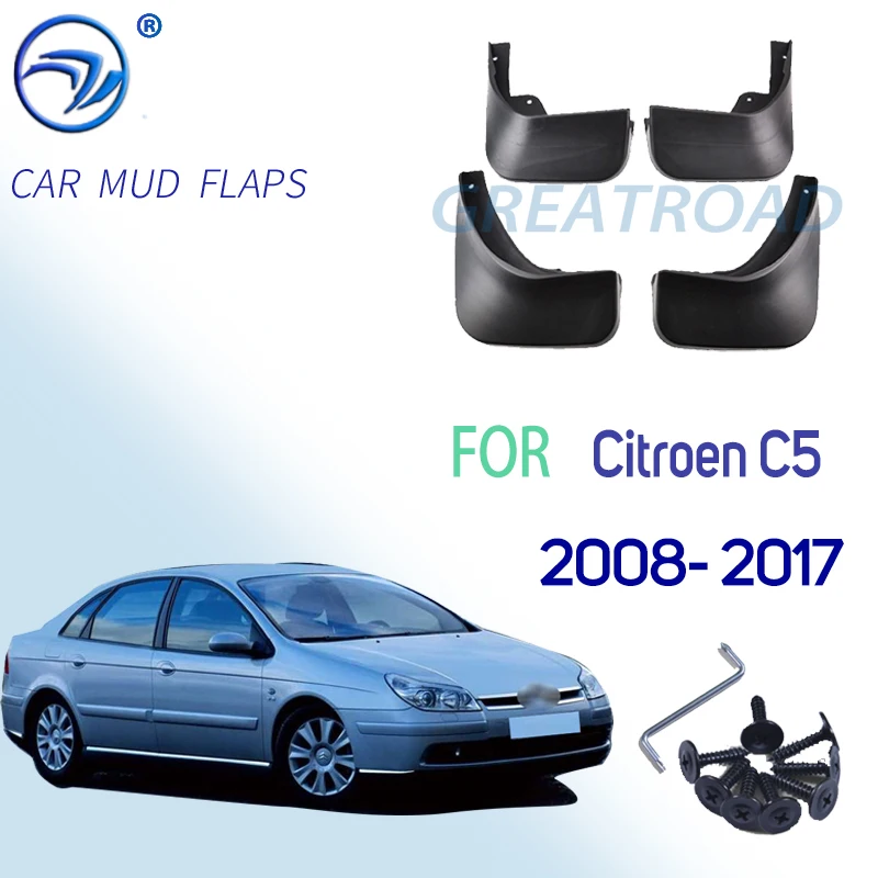 Tylne błotniki z przodu samochodu dla Citroen C5 2008 2009 2010 2011 2012 2013 2014 2015 2016 2017 akcesoria do klap błotnych