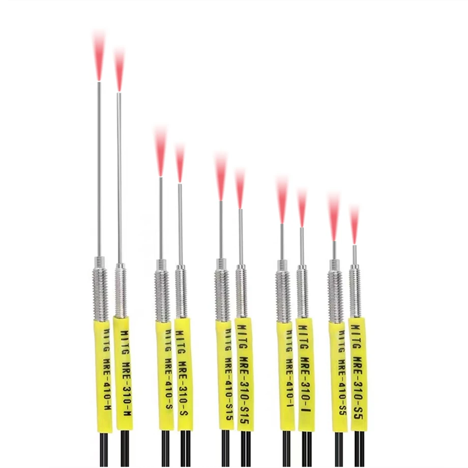 Koaxialer optischer Fasersensor, hohe Empfindlichkeit, M3, M4, M6, diffus, reflektierend, für Verstärker, Lichtschranke, mehrere Kerne – Detail 25