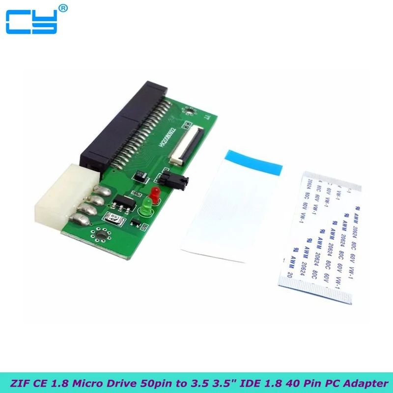 ZIF CE 1.8 Micro Frive 50-pin to 3.5