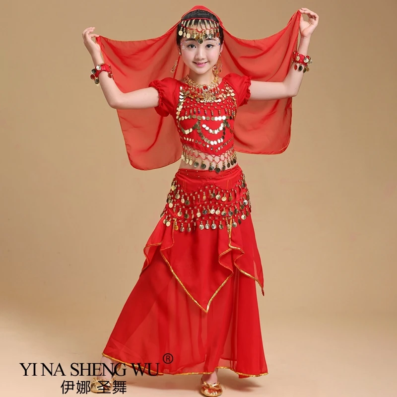 Kids&Adult Belly Dance Costumes Set Oriental Dance Costumes Bellydance Set Girls Egyptian Bollywood Kids Belly Dancing Clothing