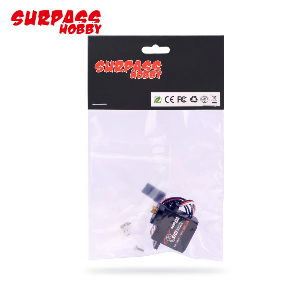 SURPASS Hobby S0009M 9g Metal Gear Servo digitale 1.9KG Servo per RC Airplane Robot Car Boat Duct Plane