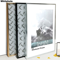 Metal Picture Frame For Wall Poster Frame Pictures Classic Aluminum Photo Frames For Wall Hanging A3 A4 30x40 Certificate Frame