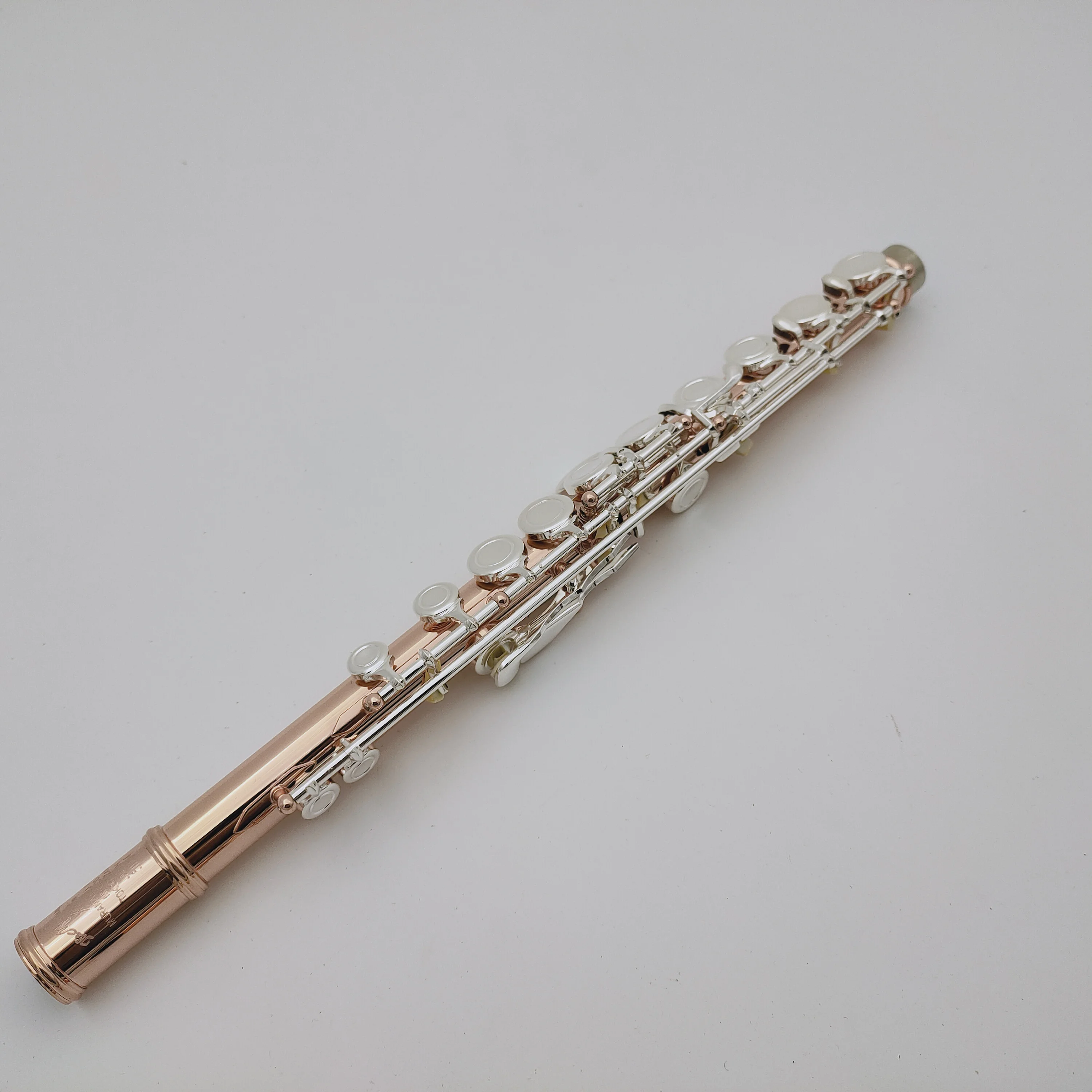 Beautiful Gold Lacquer Muramatsu Flute Closed Holes Split E Brand 16 Keys Musical Instrument Flute With Case