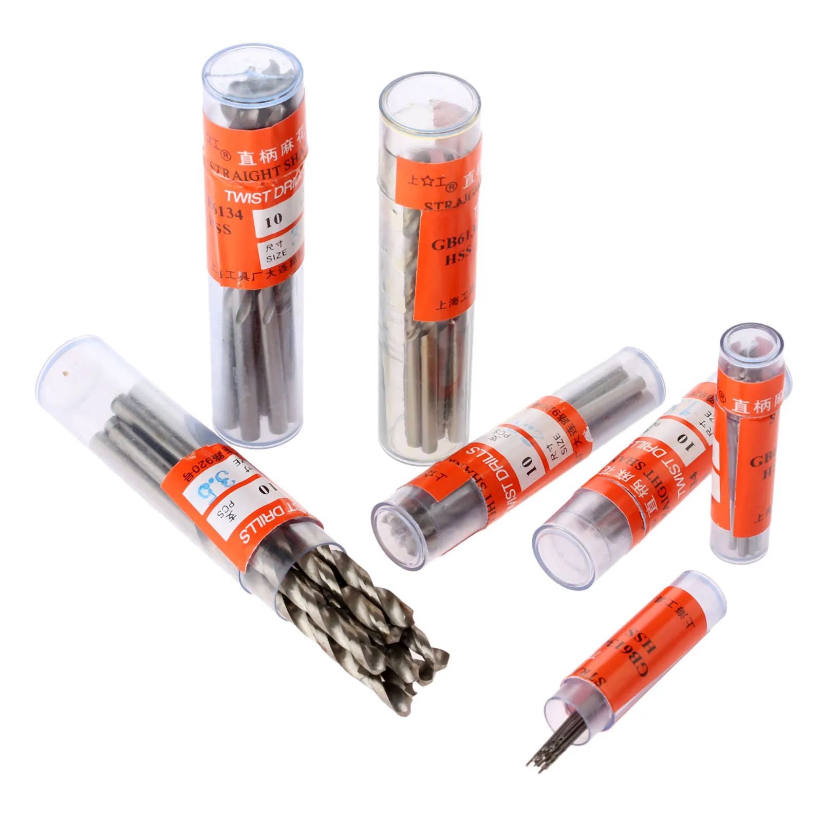 Brocas helicoidales HSS, herramientas eléctricas de carpintería, Micro vástago recto, perforación de madera de 0,5mm-3,5mm para madera y aluminio, 10 unidades