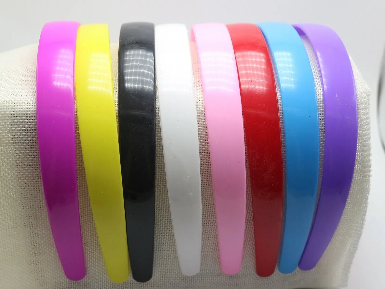 6 Pcs Plastic Wide Alice Hair Band Headbands 20mm(3/4\