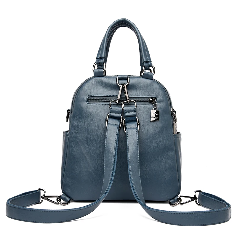 Soft PU Leather Vintage Women Handbag Tote Designers Luxury Women Shoulder Bags Female Top-handle Crossbody Bags