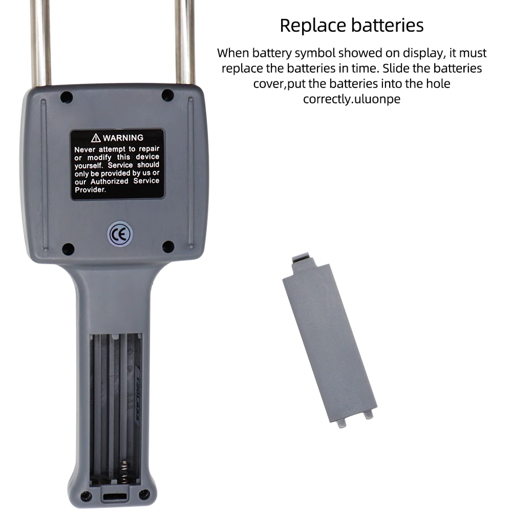 Hay Moisture Meter with Backlight For Alfalfa Forage Grass Leymus Chinensis Orchard Moisture Measuring Tool