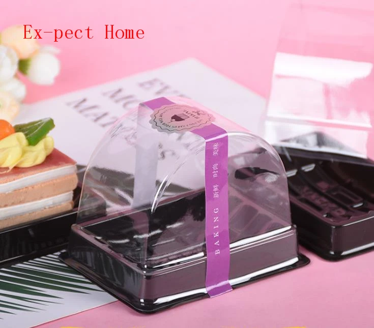 2000 pcs Clear Cupcake Packaging Box Wedding Cake Favor Boxes For Cheesecake Box Container Party Decoration