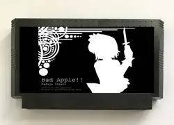 Bad Apple!! Shadow Art Music Video(Not A Game) Cartridge for NES/FC Console