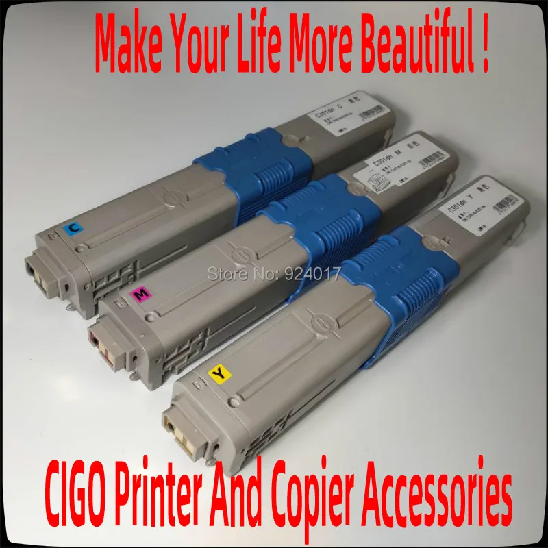 Toner Cartridge For OKI C301n C321n C301DN C321DN MC332dn MC342dn Color Printer,MC 332 342 301 321 Refill Toner Cartridge Kit