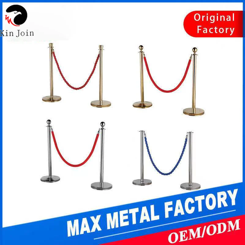 Warning Post Stanchions Hotel Barriers For Guardrail