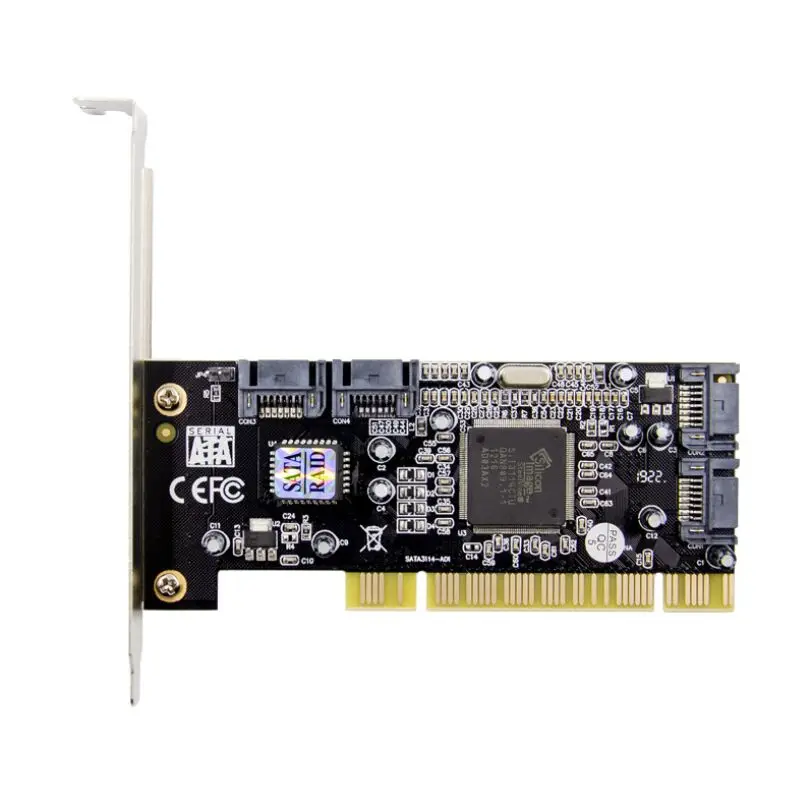 PCI To 2 Port SATA RAID Controller Card Sil3112 chipset SATA PCI Serial ATA Host Controller Card