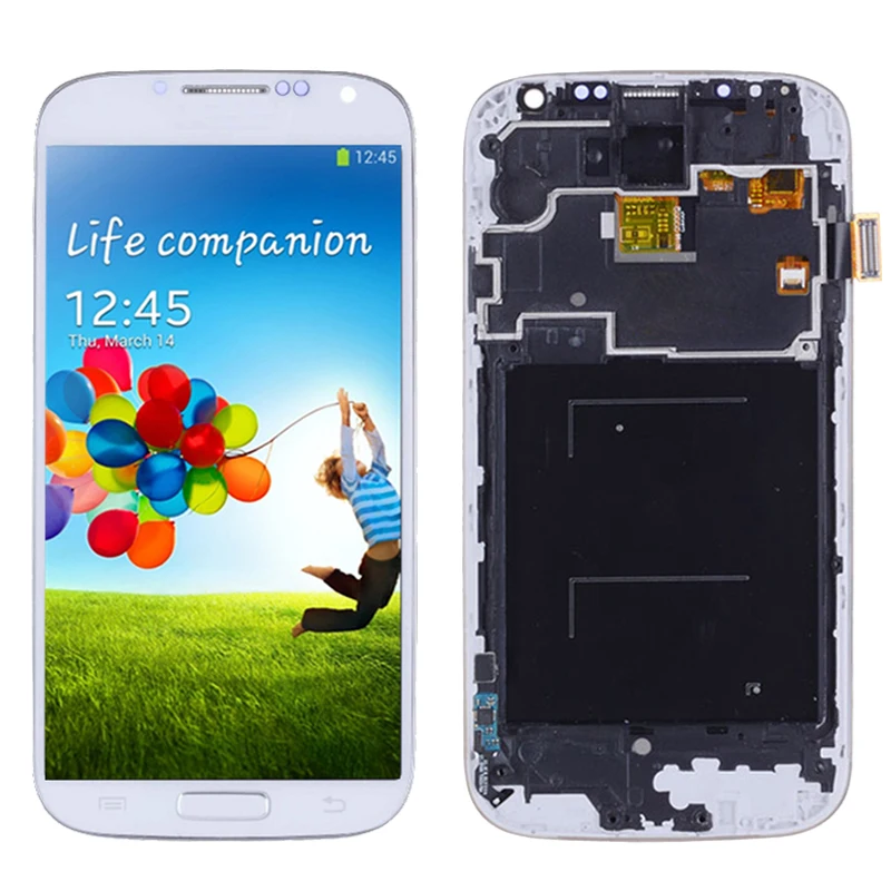 NEW 5.0\'\'S4 LCD For Samsung S4  LCD Display Touch Screen With Frame Assembly For  S4 GT-GT-i905 i9500 i9506 LCD Repair