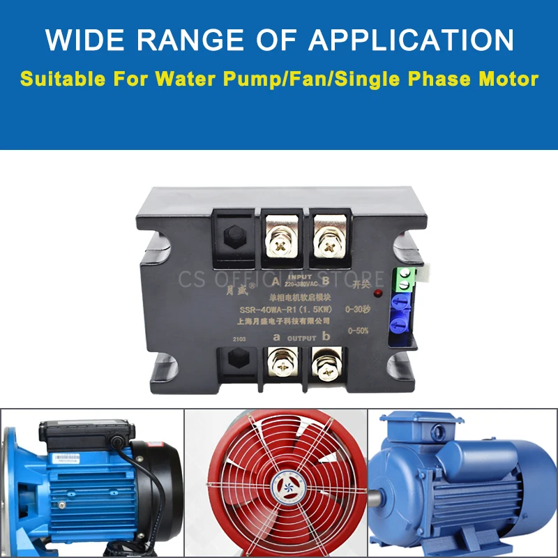 1 Pha Khởi Động Mềm 220V Xe Máy Mềm Khởi Động 2KW 4KW 6KW 8KW Xe Máy Trực Tuyến Mềm Mại Bắt Đầu Cho Quạt Nước bơm