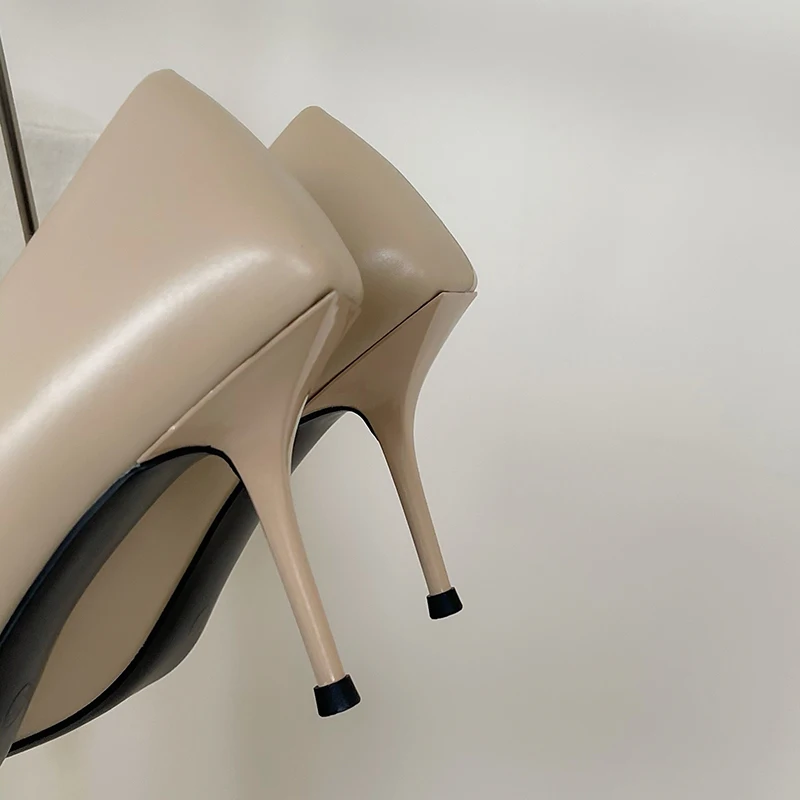 2022 Luxury Women 8cm High Heels Pumps Scarpins Office Ladies Designer White Green Black Heels Prom Stiletto Dress Party Shoes