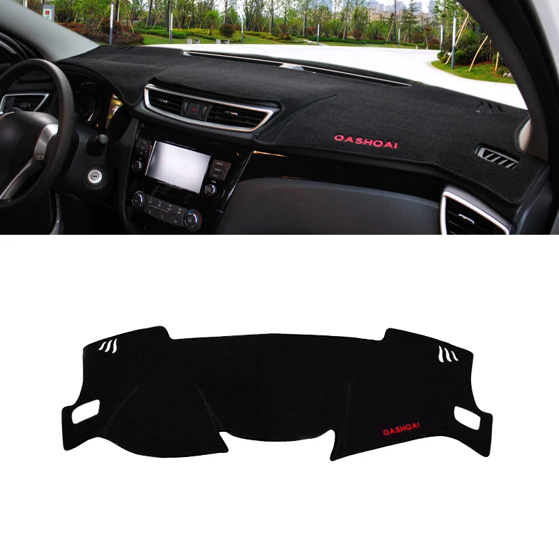 Car Dashboard Cover Mat Sun Shade Pad Instrument Panel Carpets For Nissan Qashqai J11 2014 2015-2017 2018 2019 2020 Accessories