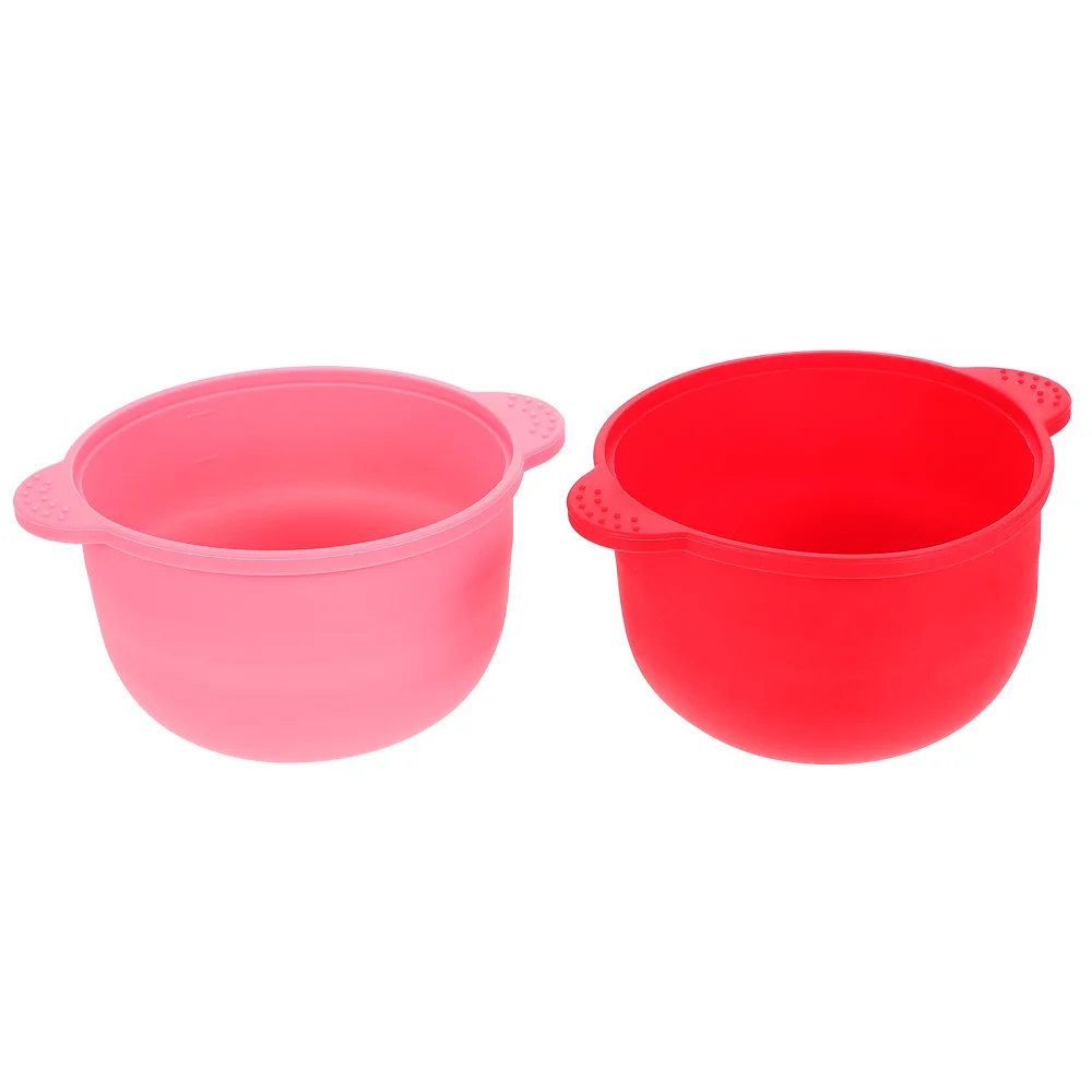 Wax Bowl Pot Waxing Warmer Silicone Hair Removal Replacementmachine Container Folding Reusable Home Accessory Remover Kit