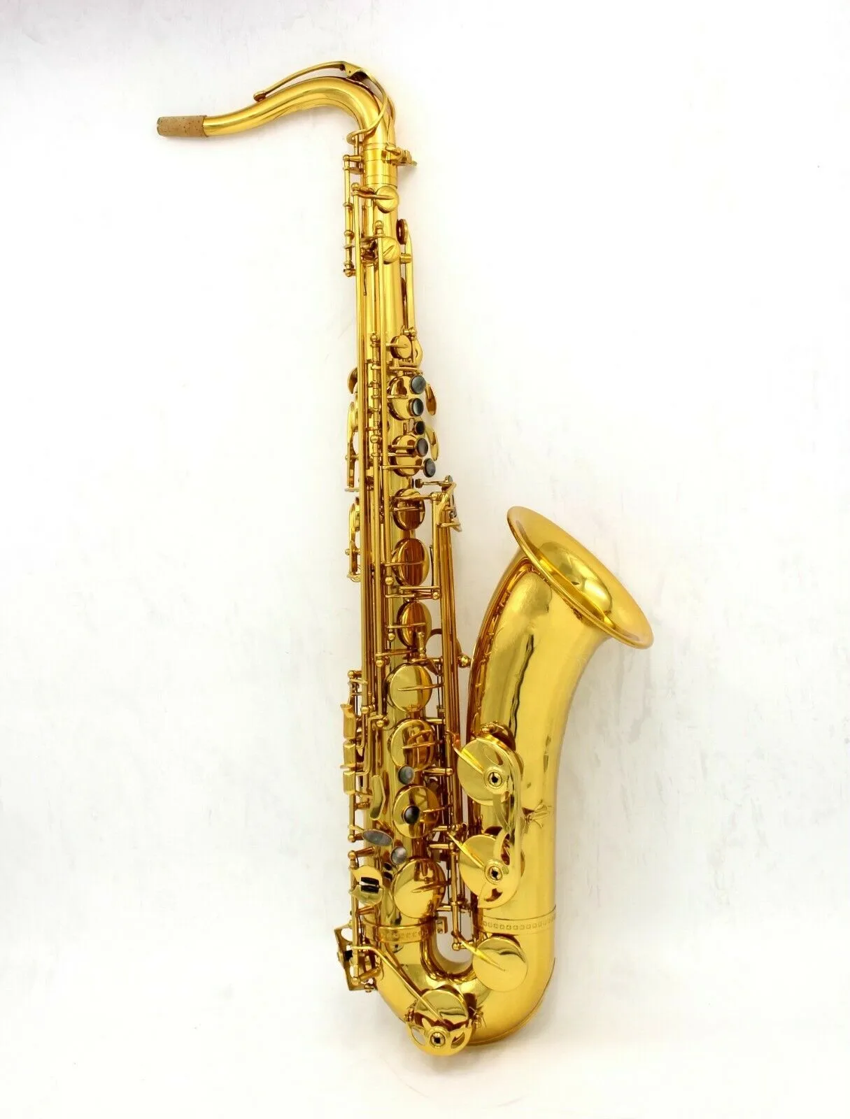 Custom logo Tenor Saxophone Bb Tune Lacquer metal Brass Musical instrument Professional With Case Accessories Free Shipping