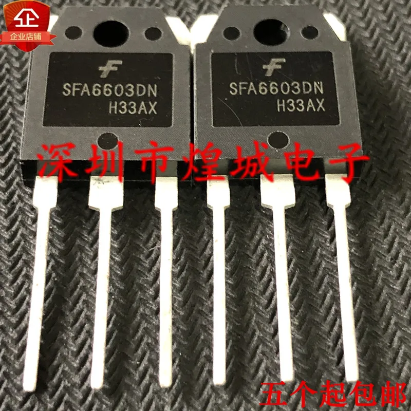 

5PCS/Lot SFA6603DN ½ TO-3P 300V 66A