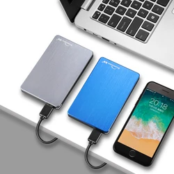 Blueendless Ultra Slim Portable External Hard Drive 1TB/750GB HDD USB3.0 Hard Disk Devices Storage for Desktop Laptop PC