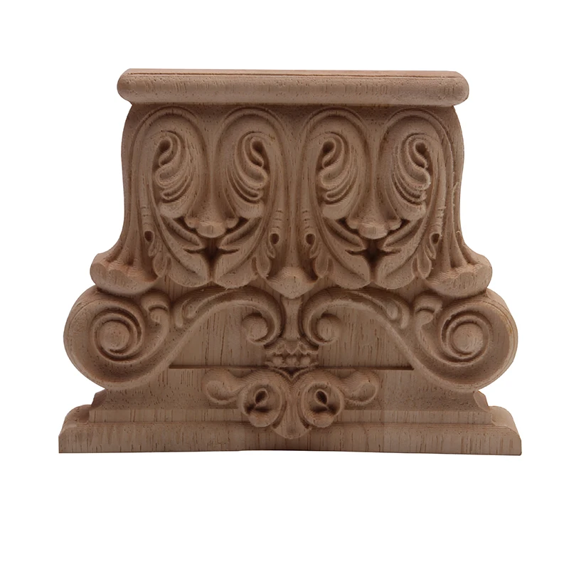

Wood Decal Onlay Wood Applique Stigma Carved Antique Long Large Wooden Furniture Decoration Accessories Bed Leg Accessory Window