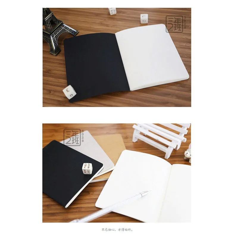 2025 Craft Notebook Office Supplies Diary Book DIY Retro The Kraft Paper Blank Memo Pad Sketch Book Notepad