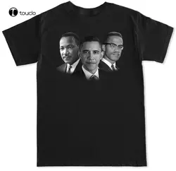 Martin Luther King Jr Malcolm X Barack Obama T Shirt