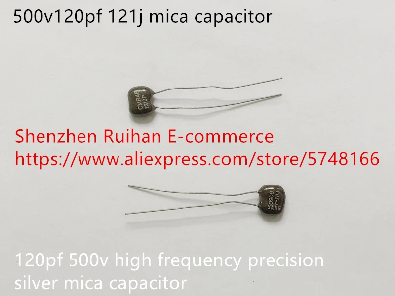 Original new 100% 500v120pf 121j high frequency precision silver mica capacitor (Inductor)