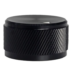 30x17mm Audio Multimedia Speakers Solid Aluminum Knobs Potentiometer Volume Adjustment Knobs - Black