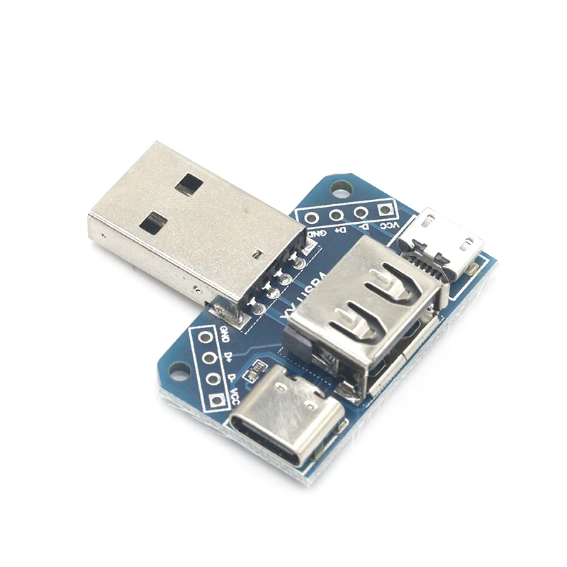 Переходник с USB на Type-c Micro USB 2,54-4P