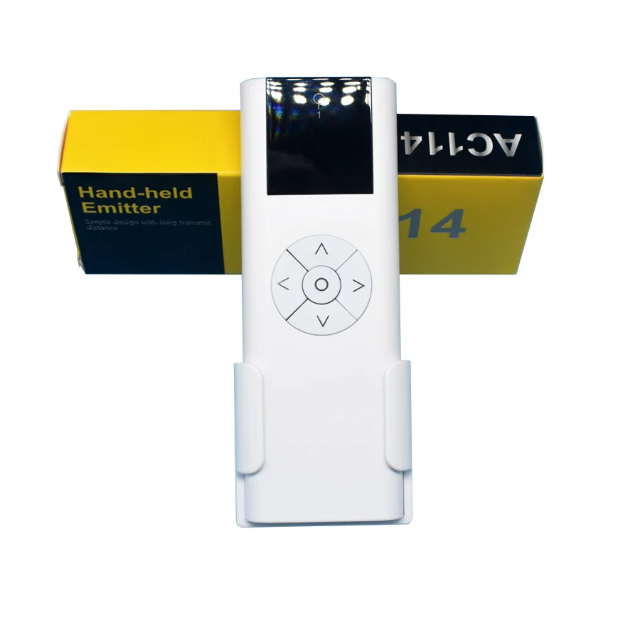 Original A-OK AC114-1 Channel Remote Controller AC114-6 RF433 Wireless Transmitter for A-OK AC114-2 Curtain Motor/Tubular Motor