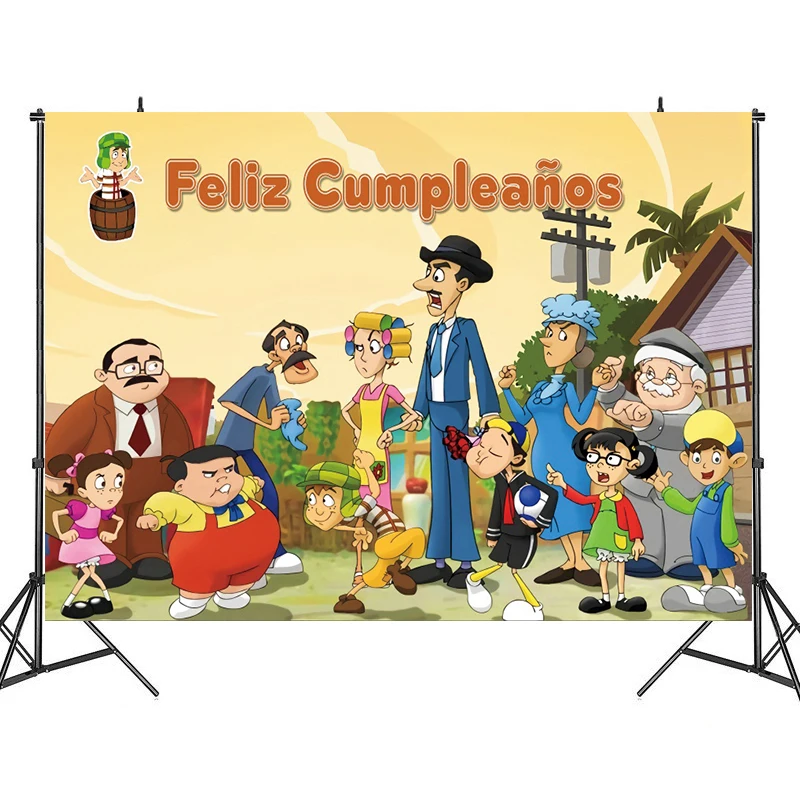 EL Chavo تخصيص صورة اسم التصوير خلفية استحمام الطفل الأول حفلة عيد ميلاد سعيد ديكور خلفية استوديو الصور #6