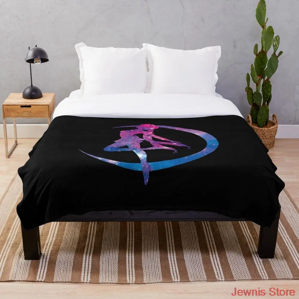 

SAILOR MOON Throw Blanket Sherpa Blanket Warm Super Soft Flannel Office Nap Bedspread Sofa Bedding Plush Quilt Plaids