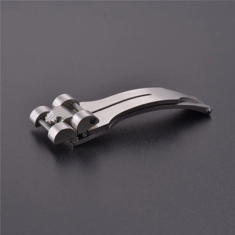 Watch accessories men and women butterfly buckle is suitable for Rolex buckle three beads all steel folding buckle 16MM