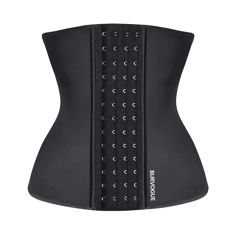 

Burvogue Waist Trainer Corset for Weight Loss Women Latex Corset Body Shaper Tummy Waist Cincher Slimming Shaper Belt Shapewear